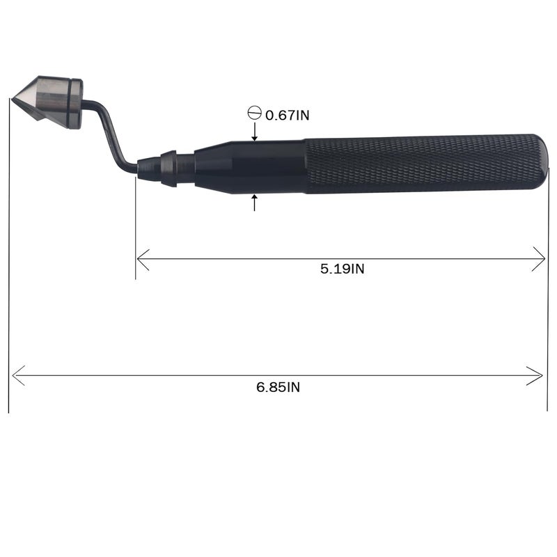 Askwhy Deburring Countersink Tool Set, RD16.5-BC1651 Countersink Hand Reamer, Great Burr Remover Hand Tool for Wood, Plastic, Aluminum, Copper and Steel - Image 5